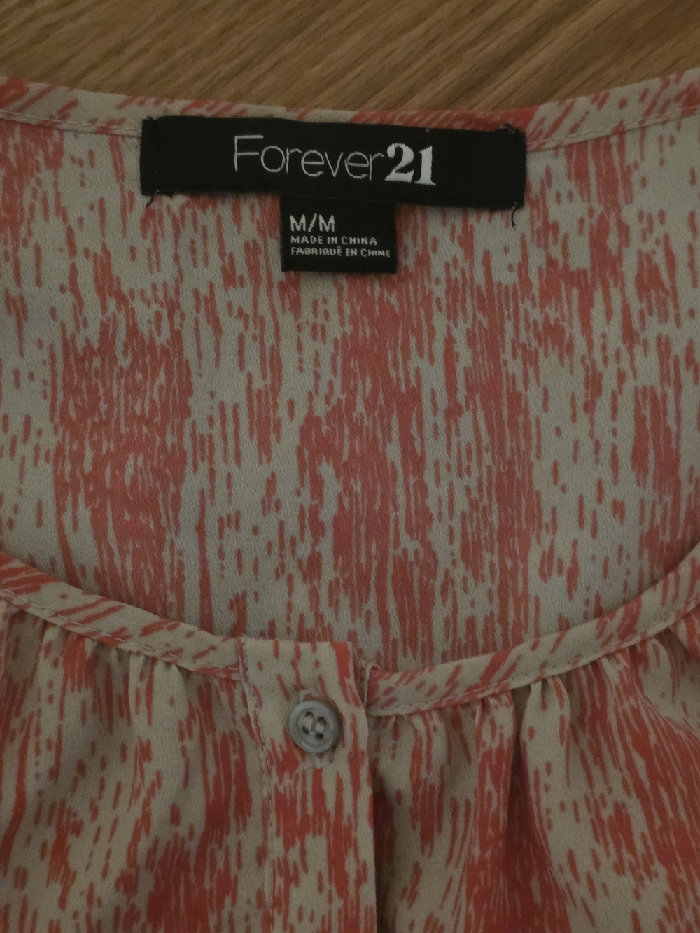 Forever 21 Coral Print Women's Dress